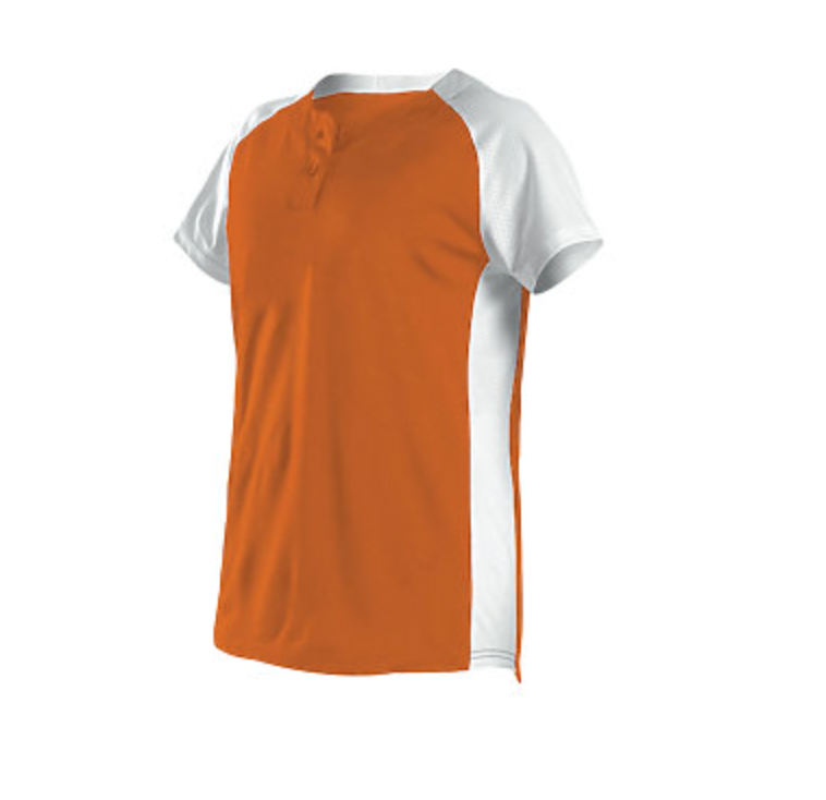 Alleson Girl's Two Button Fastpitch Jersey