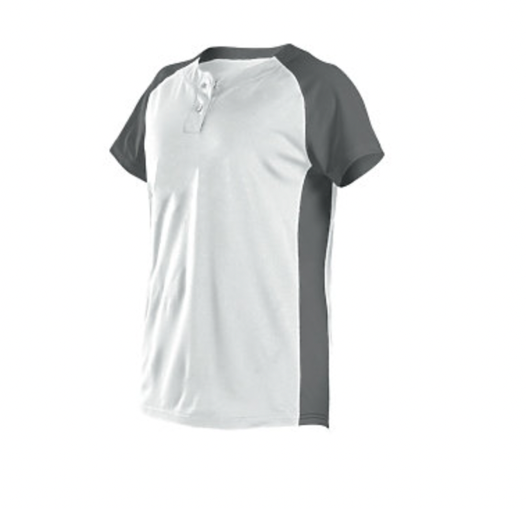 Alleson Girl's Two Button Fastpitch Jersey