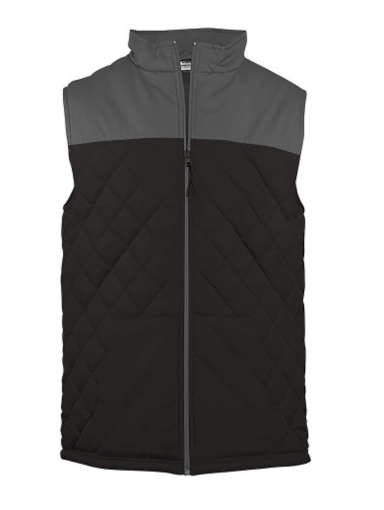 Badger Adult Colorblock Quilted Vest