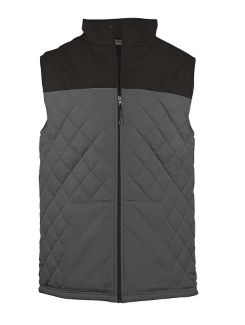 Badger Adult Colorblock Quilted Vest