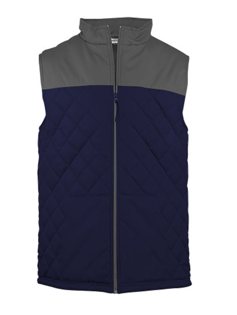 Badger Adult Colorblock Quilted Vest