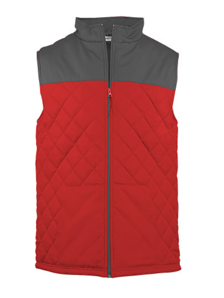 Badger Adult Colorblock Quilted Vest