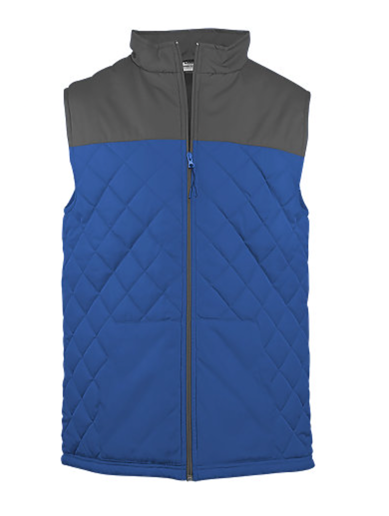 Badger Adult Colorblock Quilted Vest