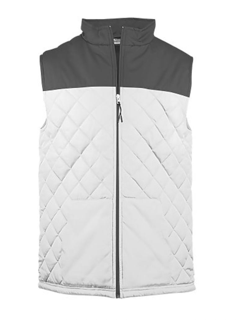 Badger Adult Colorblock Quilted Vest