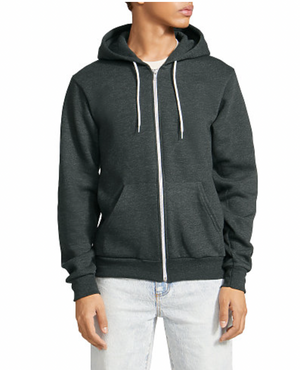 American Apparel Unisex Flex Fleece Zip Hooded Sweatshirt