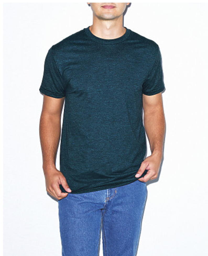 American Apparel Unisex Poly/Cotton Crew Neck T-Shirt
