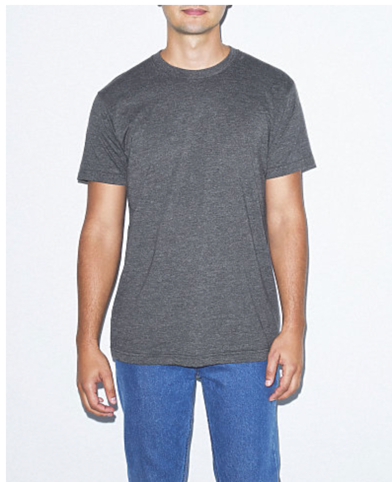 American Apparel Unisex Poly/Cotton Crew Neck T-Shirt