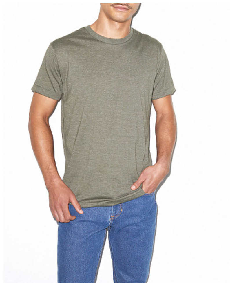 American Apparel Unisex Poly/Cotton Crew Neck T-Shirt