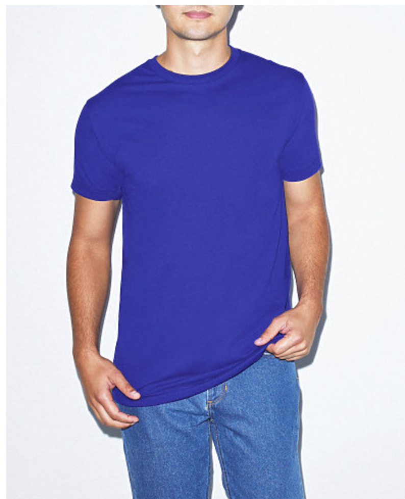 American Apparel Unisex Poly/Cotton Crew Neck T-Shirt