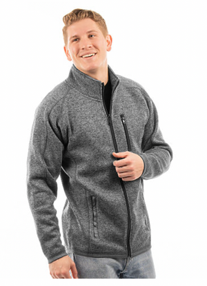 Burnside Men's Sweater Knit Jacket