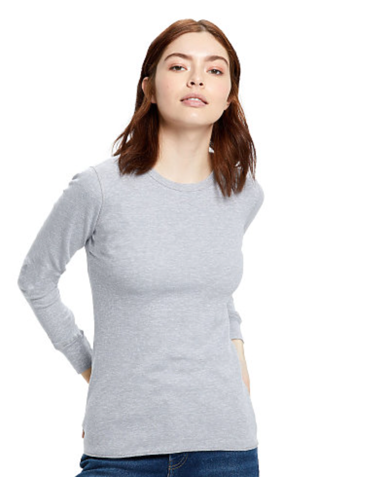US Blanks Ladies' Long Sleeve Thermal Tee