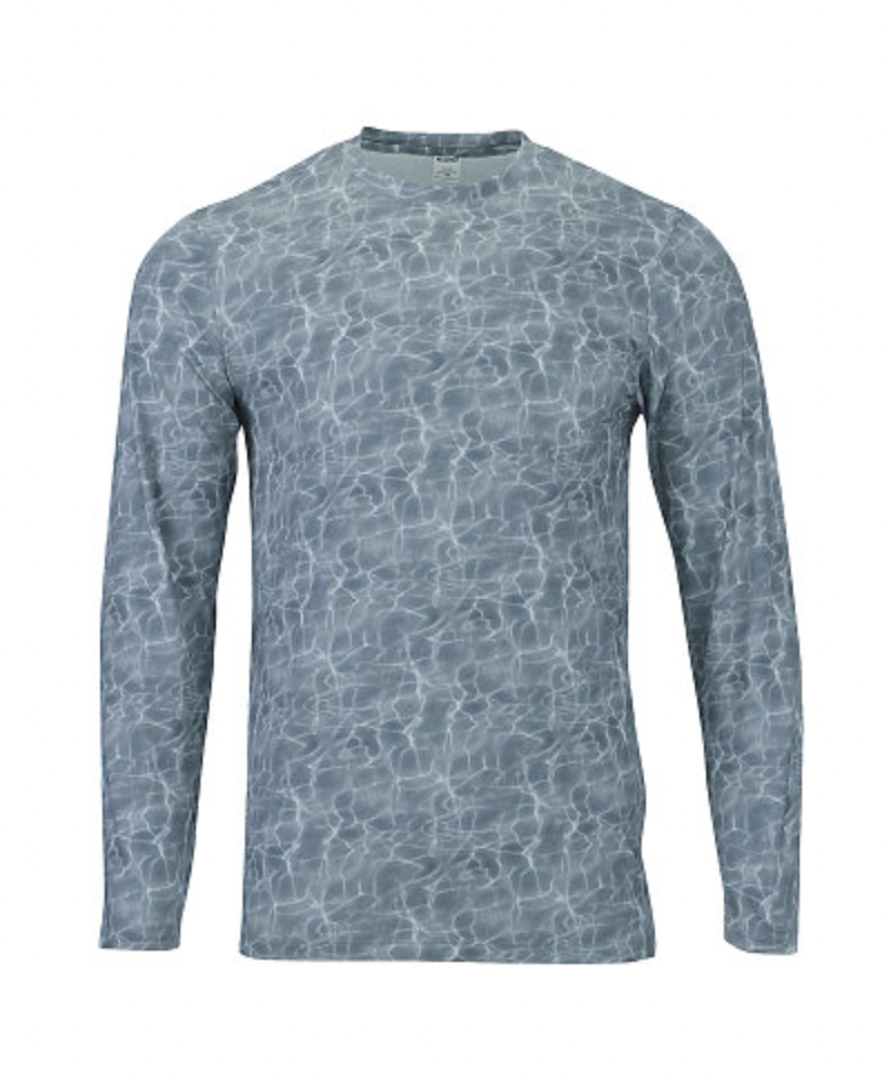 ParagonXP Belize Adult Full Sublimated Long Sleeve Performance Tee - Oceanic Print