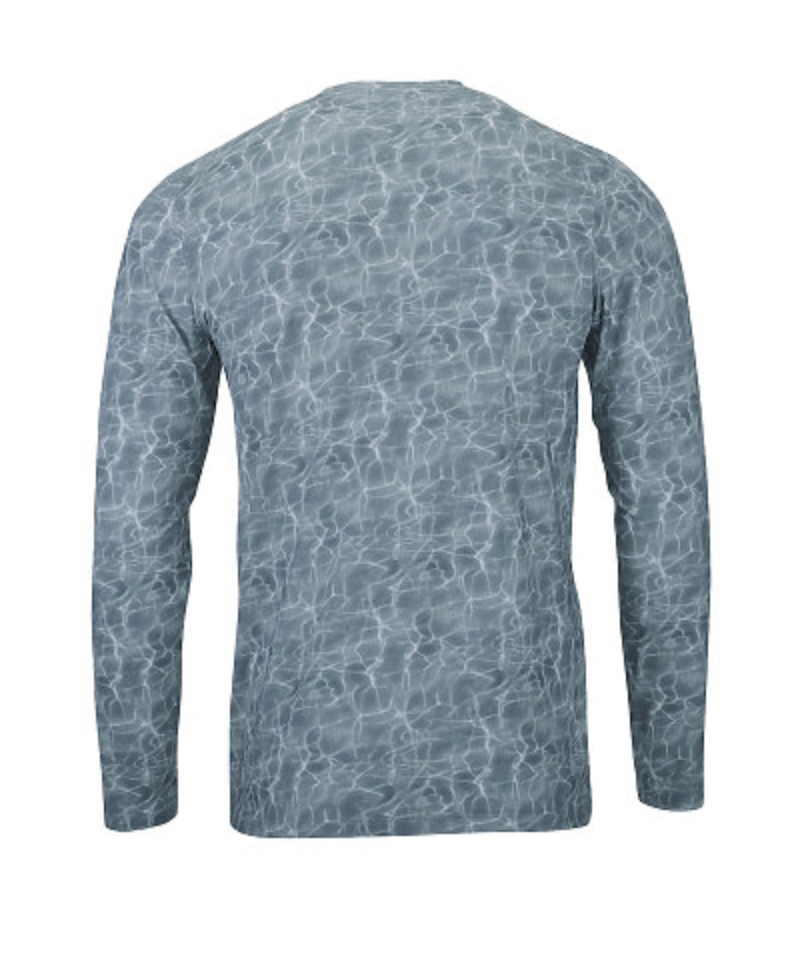 ParagonXP Belize Adult Full Sublimated Long Sleeve Performance Tee - Oceanic Print