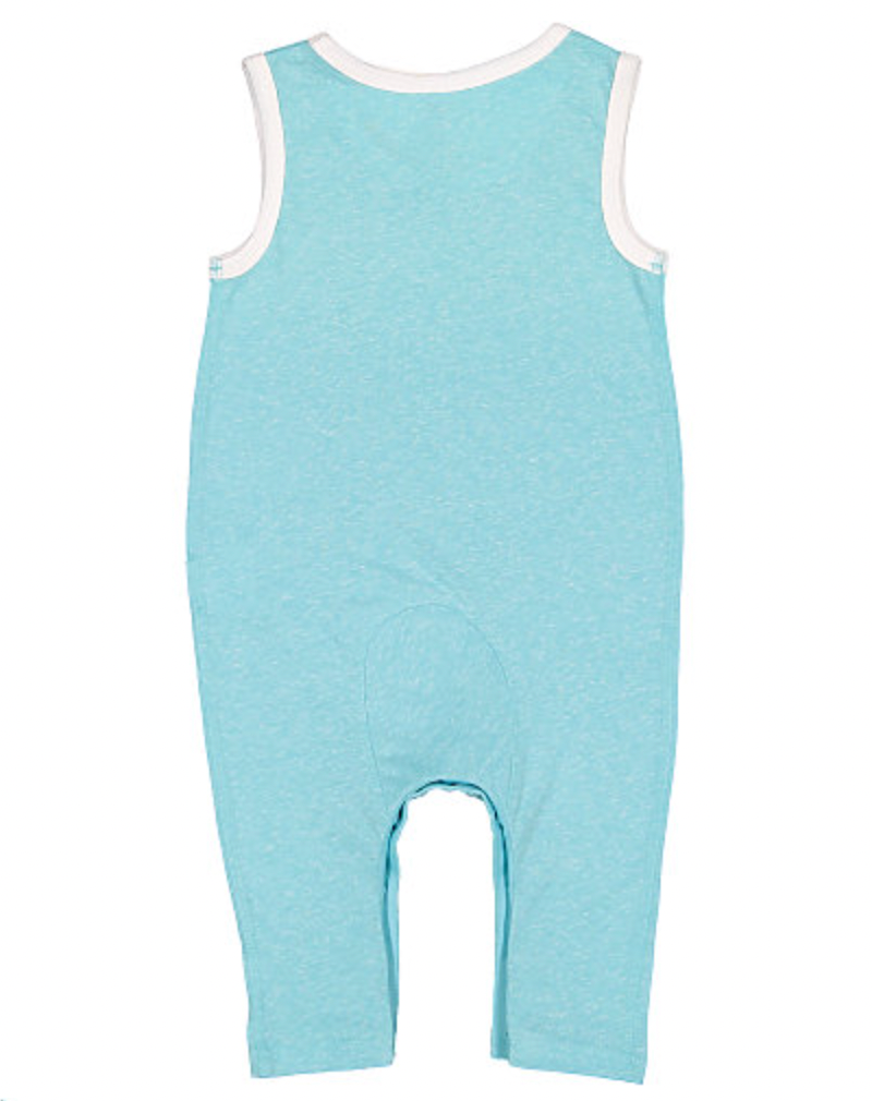 Rabbit Skins Infant Harborside Melange Tank Romper