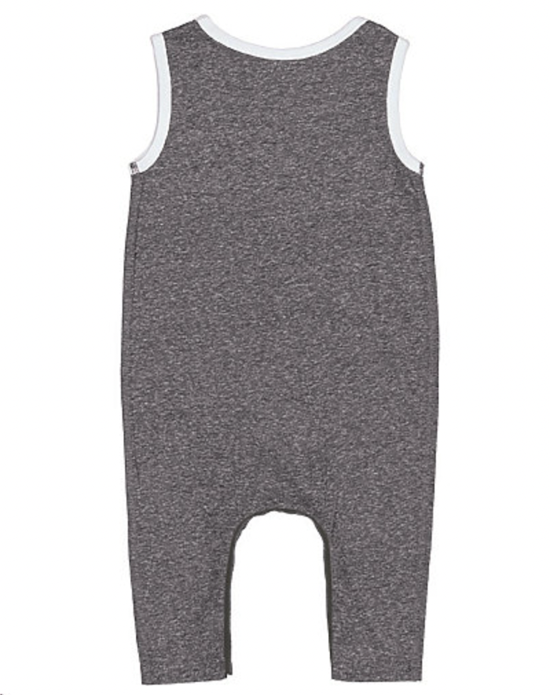 Rabbit Skins Infant Harborside Melange Tank Romper