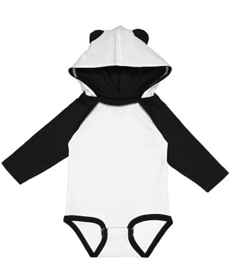 Rabbit Skins Infant Long Sleeve Bodysuit with Ears