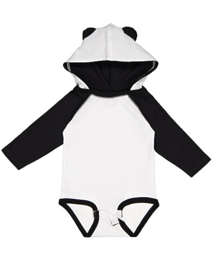 Rabbit Skins Infant Long Sleeve Bodysuit with Ears