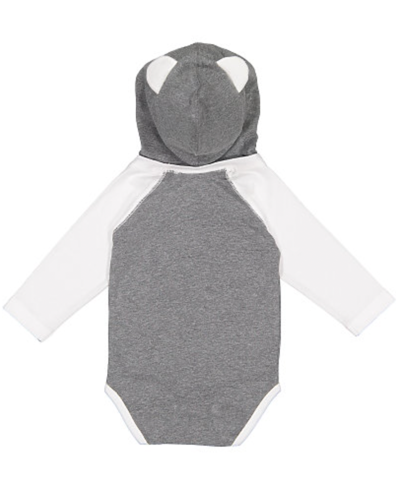 Rabbit Skins Infant Long Sleeve Bodysuit with Ears
