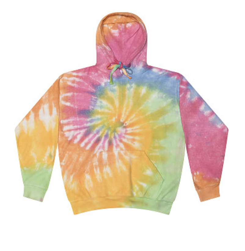 Colortone Adult Tie Dye Cloud Hoodie