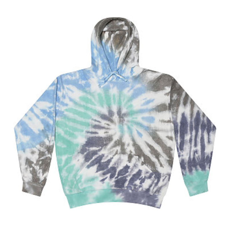 Colortone Adult Tie Dye Cloud Hoodie