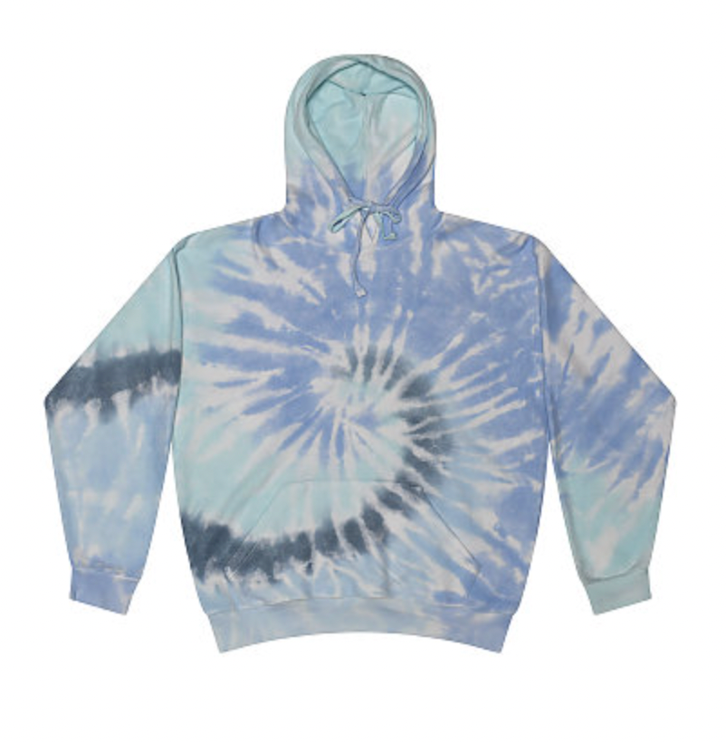 Colortone Adult Tie Dye Cloud Hoodie
