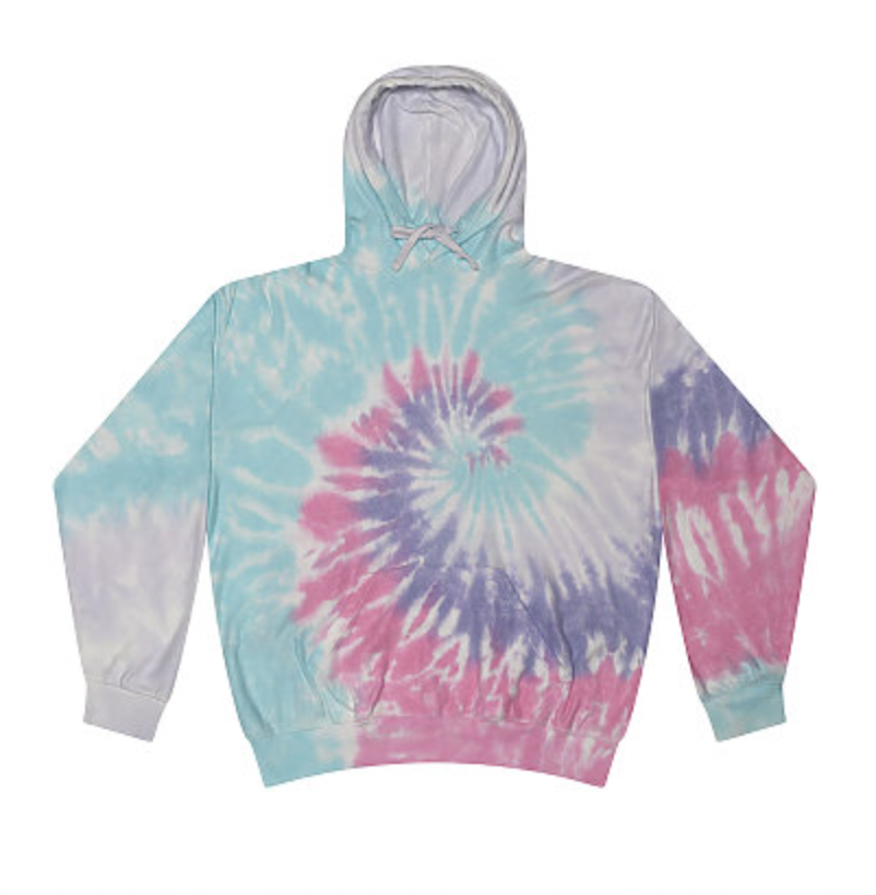 Colortone Adult Tie Dye Cloud Hoodie
