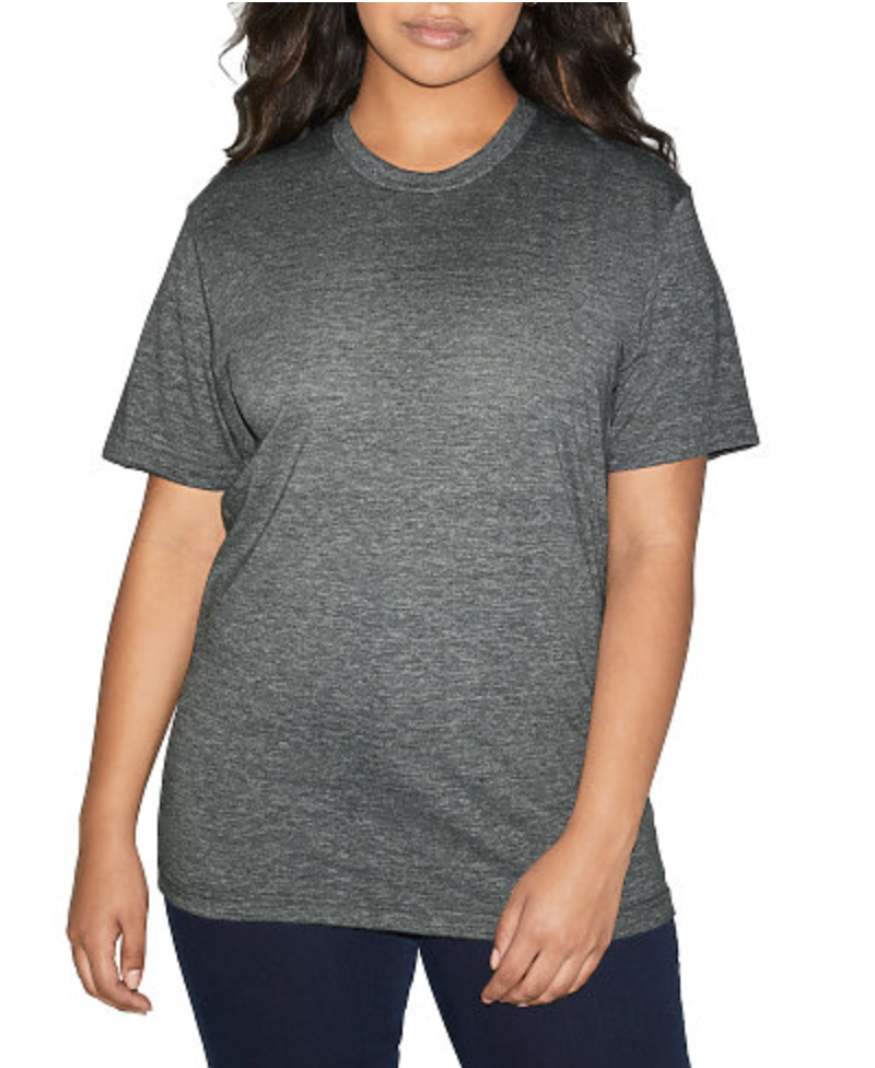 American Apparel Unisex Tri-Blend Track T-Shirt