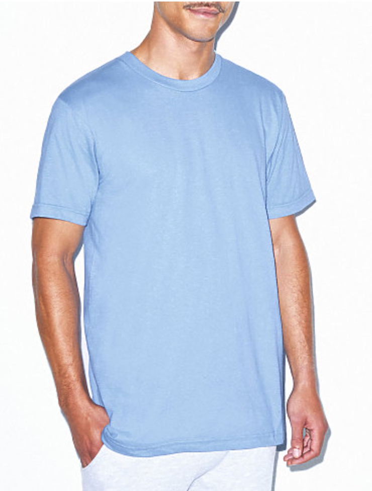 American Apparel USA Unisex Fine Jersey T-Shirt