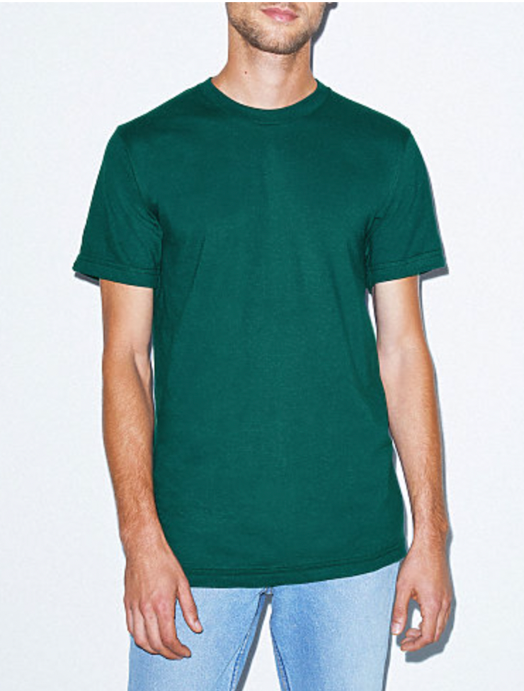 American Apparel USA Unisex Fine Jersey T-Shirt
