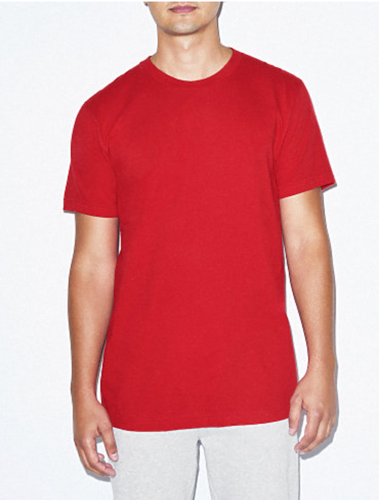 American Apparel USA Unisex Fine Jersey T-Shirt