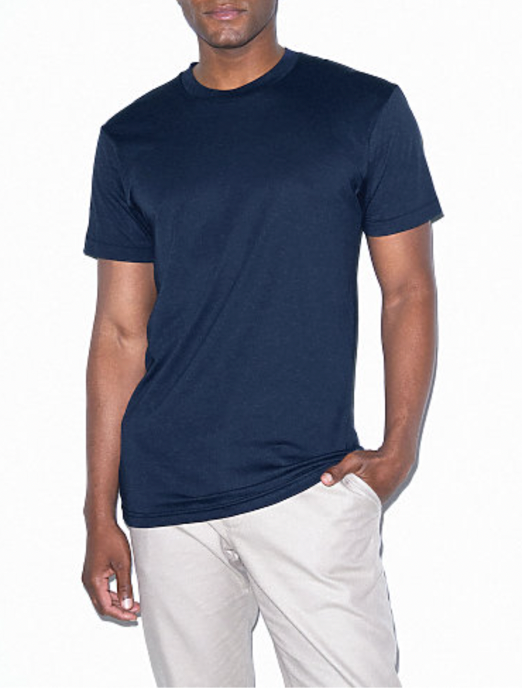 American Apparel Unisex USA Poly/Cotton Crew Neck T-Shirt