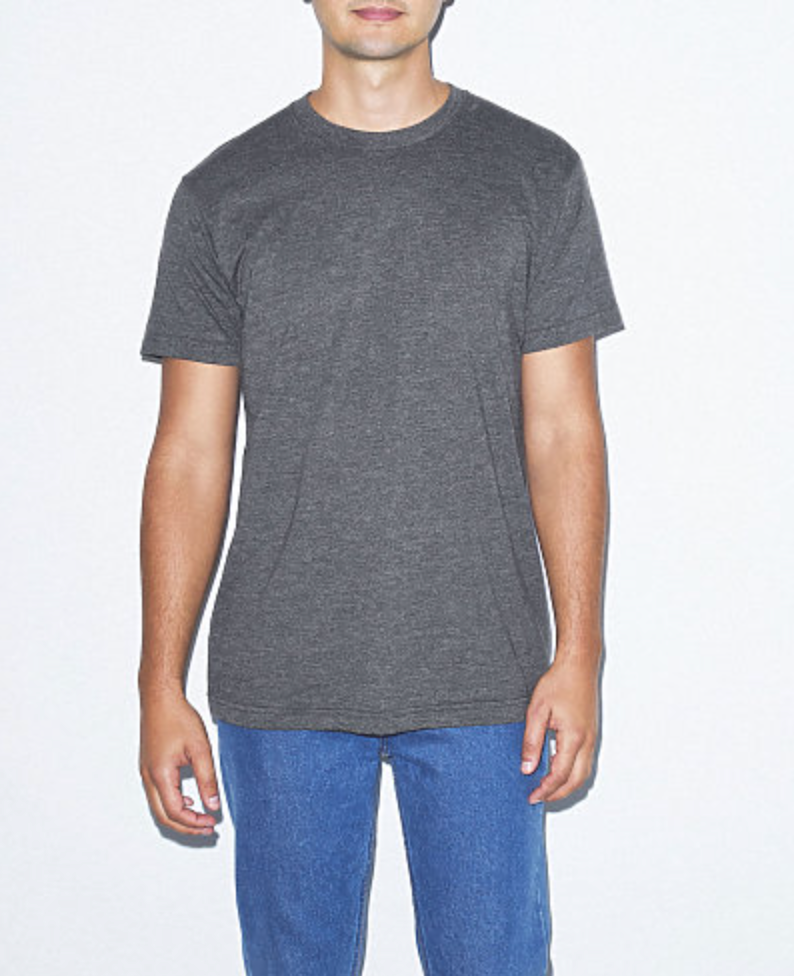 American Apparel Unisex USA Poly/Cotton Crew Neck T-Shirt
