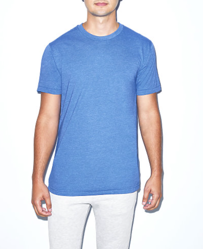American Apparel Unisex USA Poly/Cotton Crew Neck T-Shirt