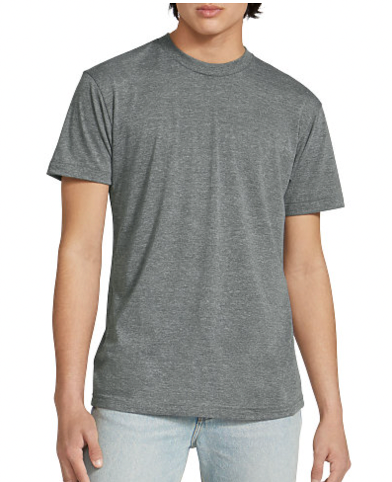 American Apparel Unisex USA Tri-Blend Track T-Shirt