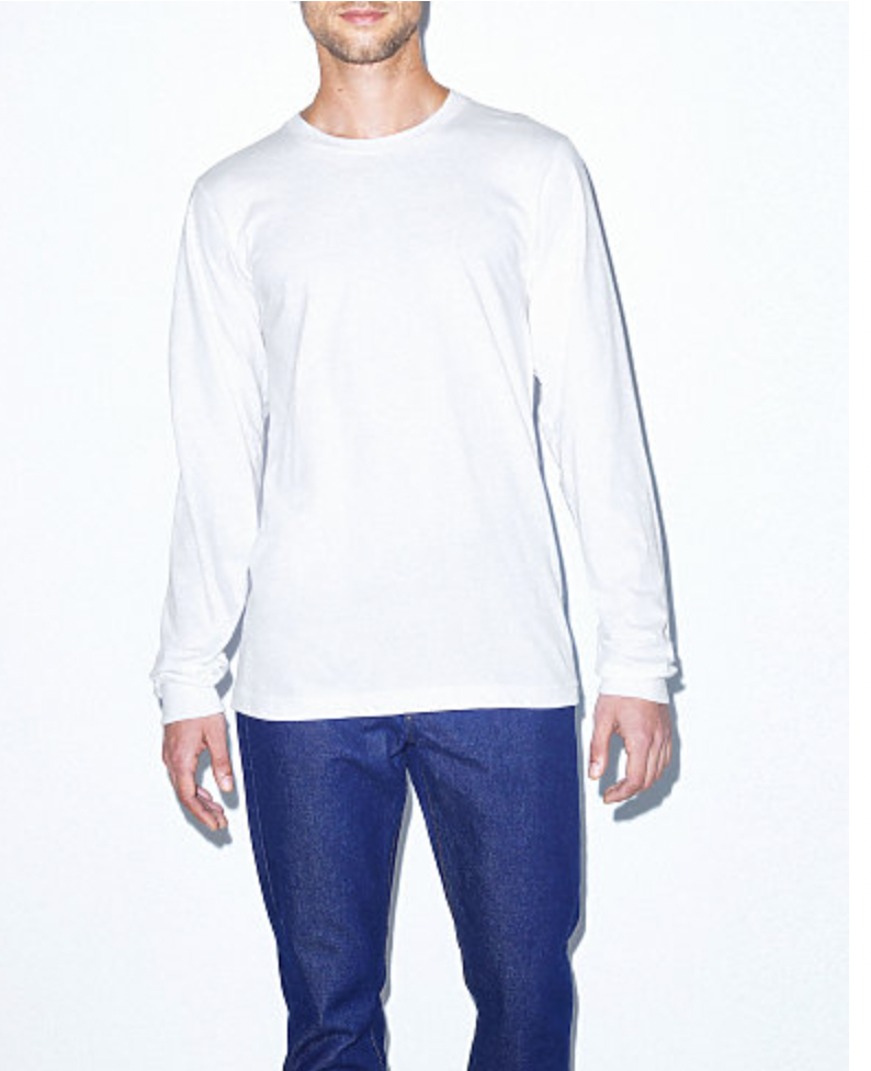 American Apparel Unisex Fine Jersey Long Sleeve T-Shirt