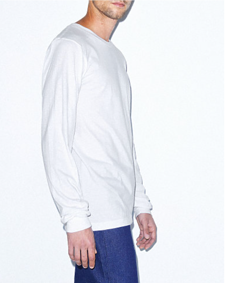 American Apparel Unisex Fine Jersey Long Sleeve T-Shirt