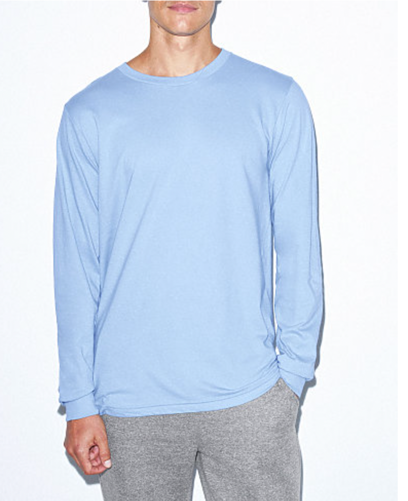 American Apparel Unisex Fine Jersey Long Sleeve T-Shirt
