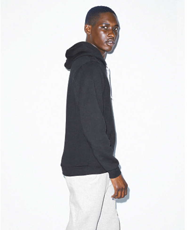 American Apparel Unisex Flex Fleece Drop Shoulder Pullover Hood