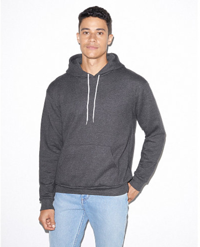 American Apparel Unisex Flex Fleece Drop Shoulder Pullover Hood