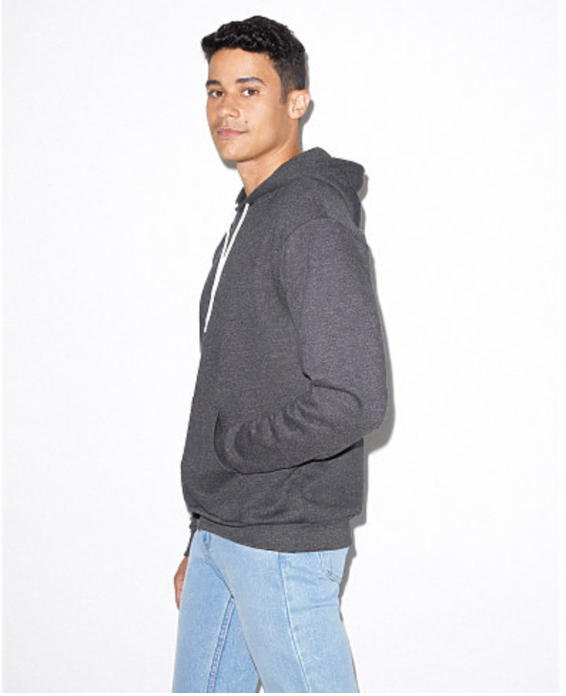 American Apparel Unisex Flex Fleece Drop Shoulder Pullover Hood