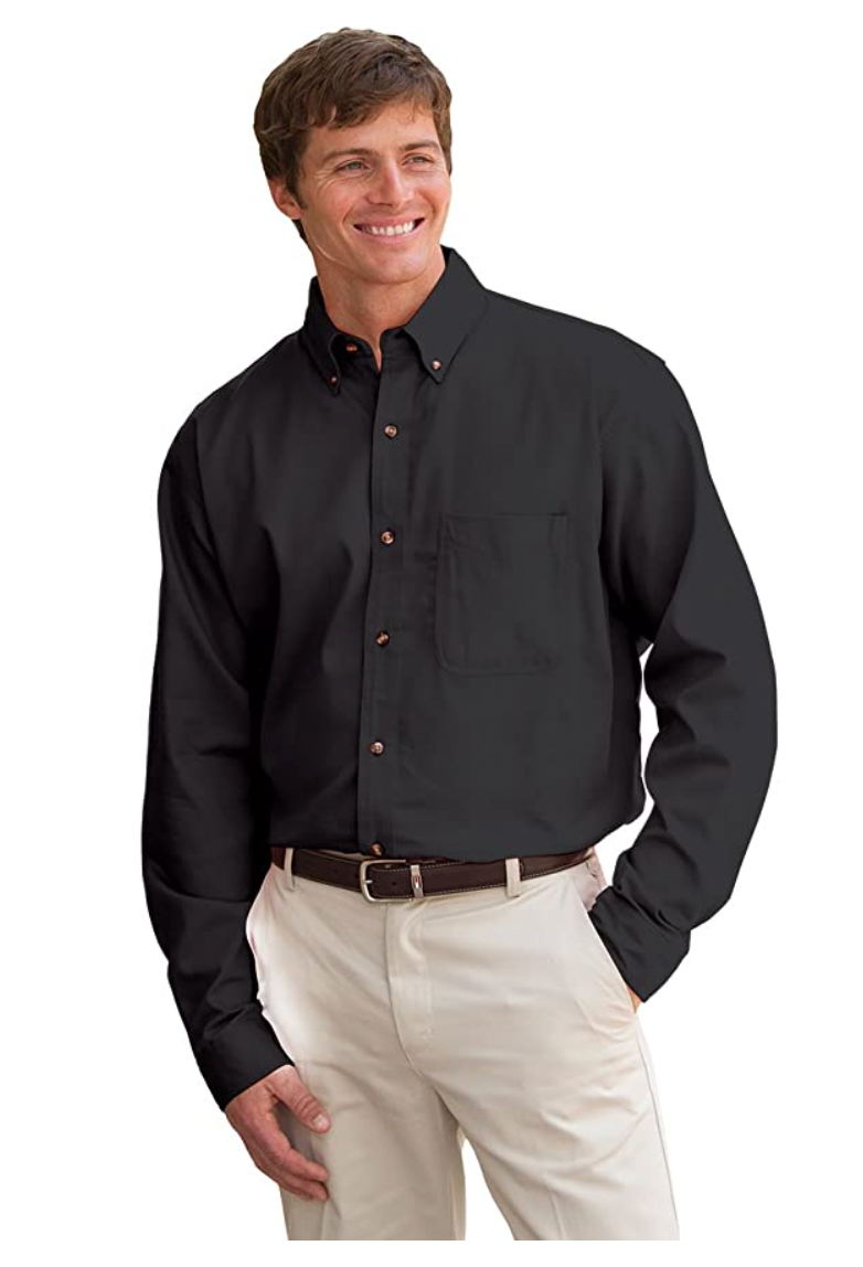 JonathanCorey Men's Long Sleeve Heavyweight Washed Twill