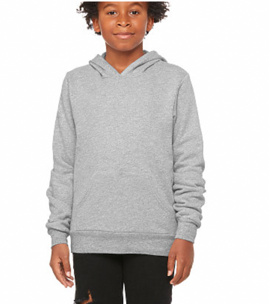 BELLA+CANVAS Youth Sponge Fleece Pullover Hood