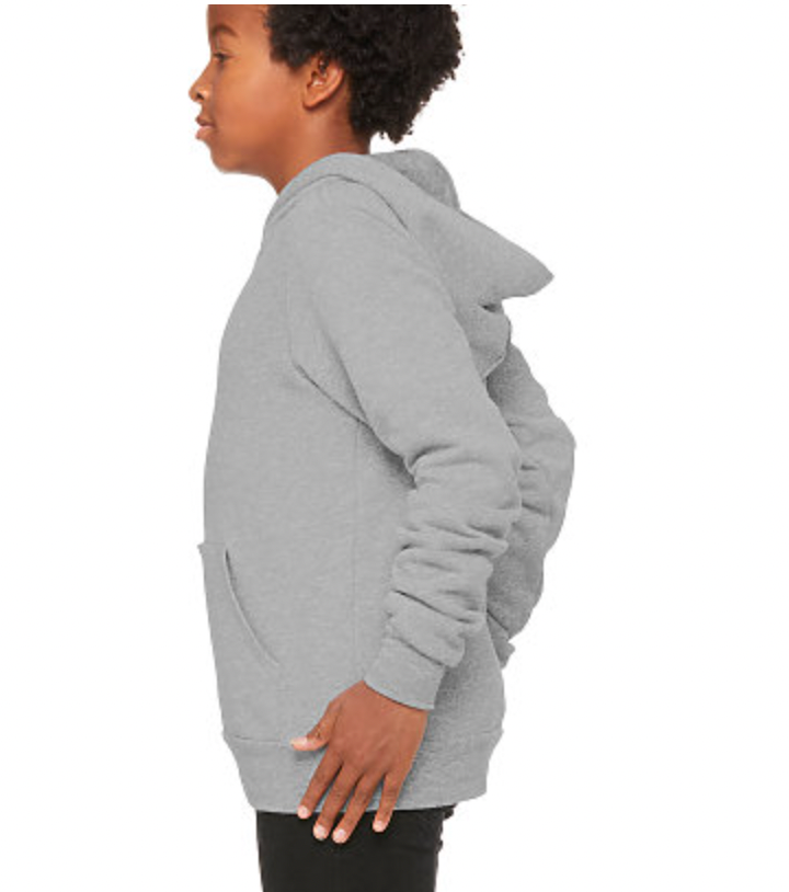BELLA+CANVAS Youth Sponge Fleece Pullover Hood
