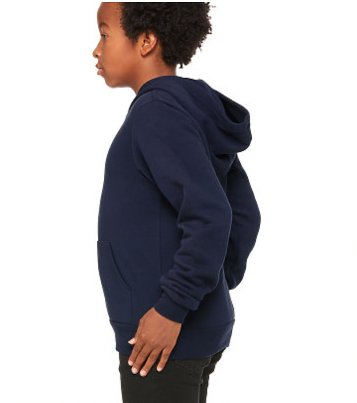 BELLA+CANVAS Youth Sponge Fleece Pullover Hood