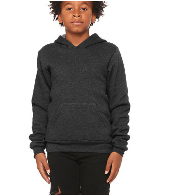 BELLA+CANVAS Youth Sponge Fleece Pullover Hood