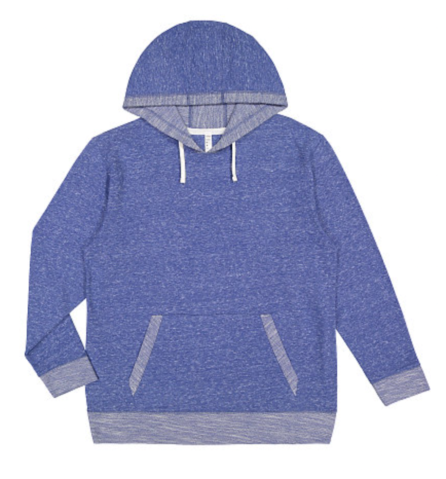 LAT Adult Harborside Melange French Terry Hoodie