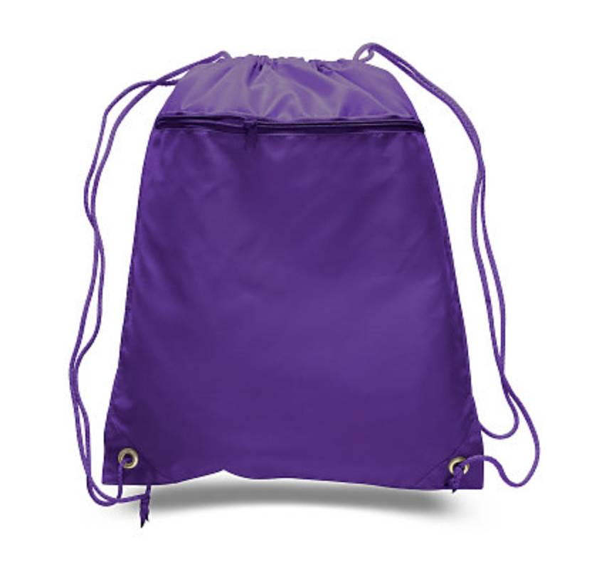 Q-Tees Cinch Up Polyester Backpack