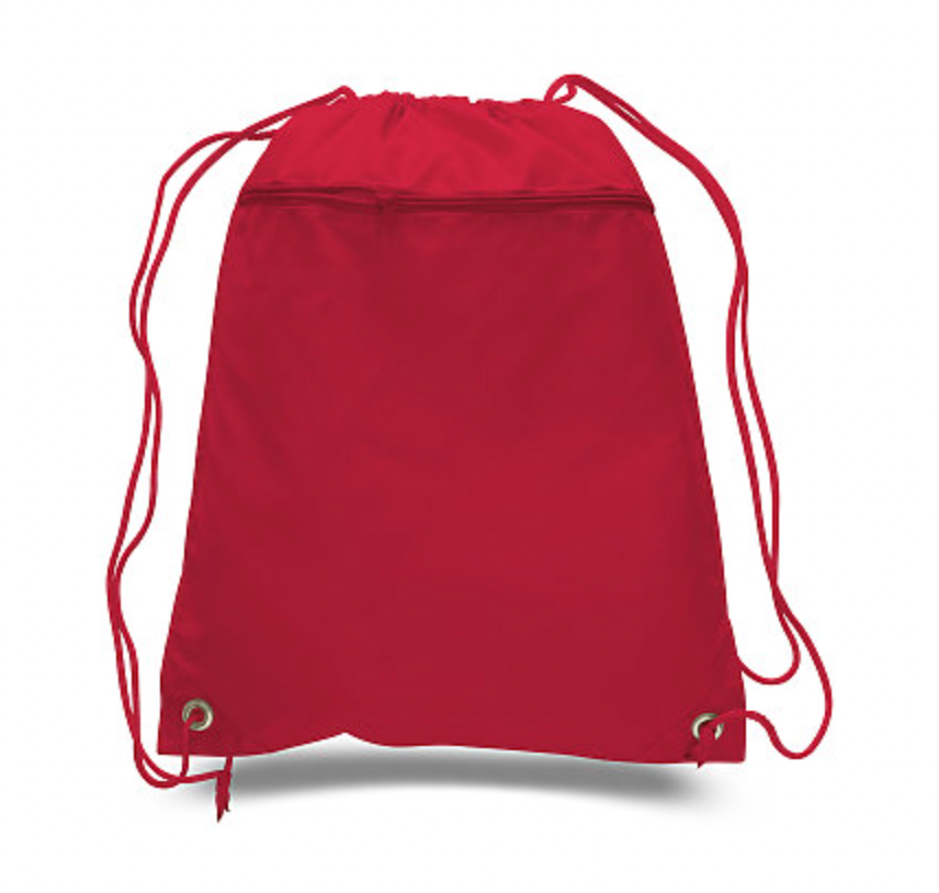 Q-Tees Cinch Up Polyester Backpack