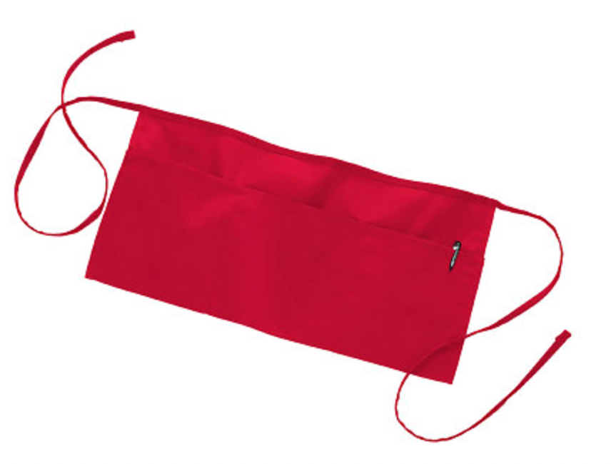 Q-Tees Waist Apron with 3 Compartment Pouch