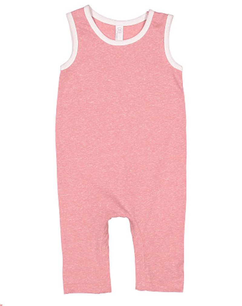 Rabbit Skins Infant Harborside Melange Tank Romper